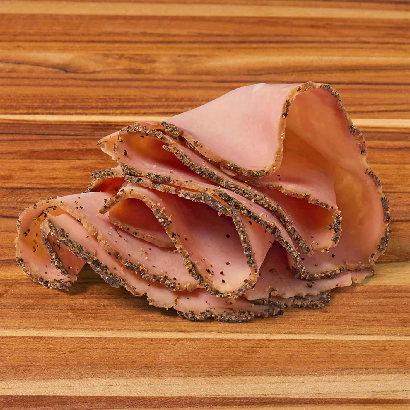 H-E-B Deli Black Pepper Uncured Ham, Sandwich Sliced; image 2 of 3