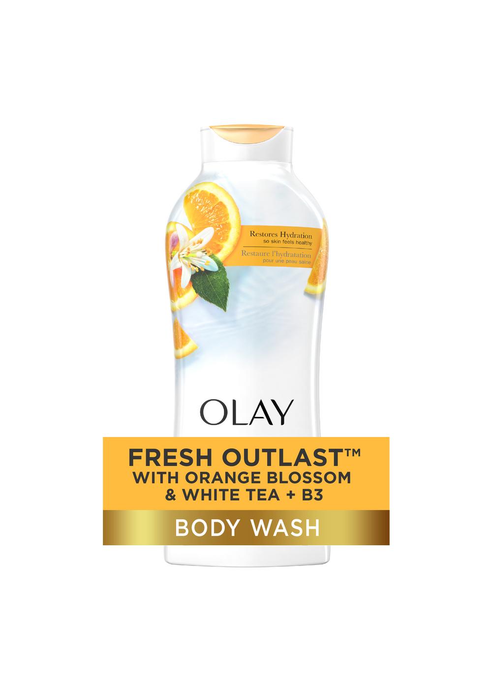 Olay Fresh Outlast Body Wash - Orange Blossom & White Tea; image 6 of 10