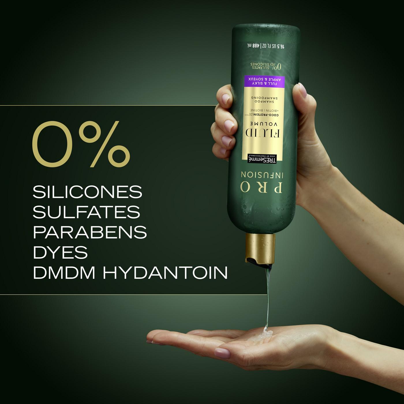 TRESemmé Cruelty Free Pro Infusion Fluid Volume Shop Shampoo & conditioner at HEB