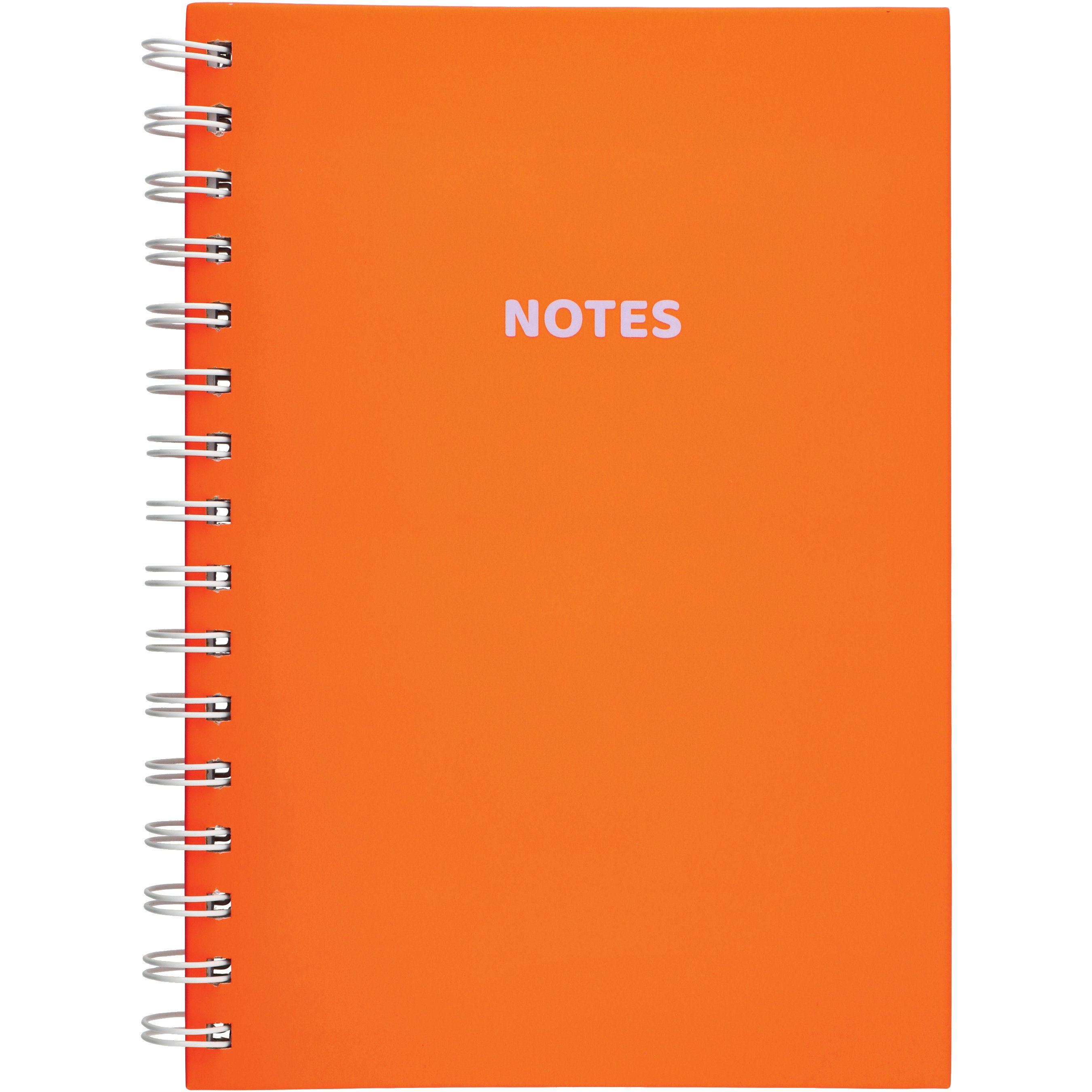 Destination Holiday Soft Touch Wide Ruled Spiral Notebook Orange Shop Notebooks at HEB