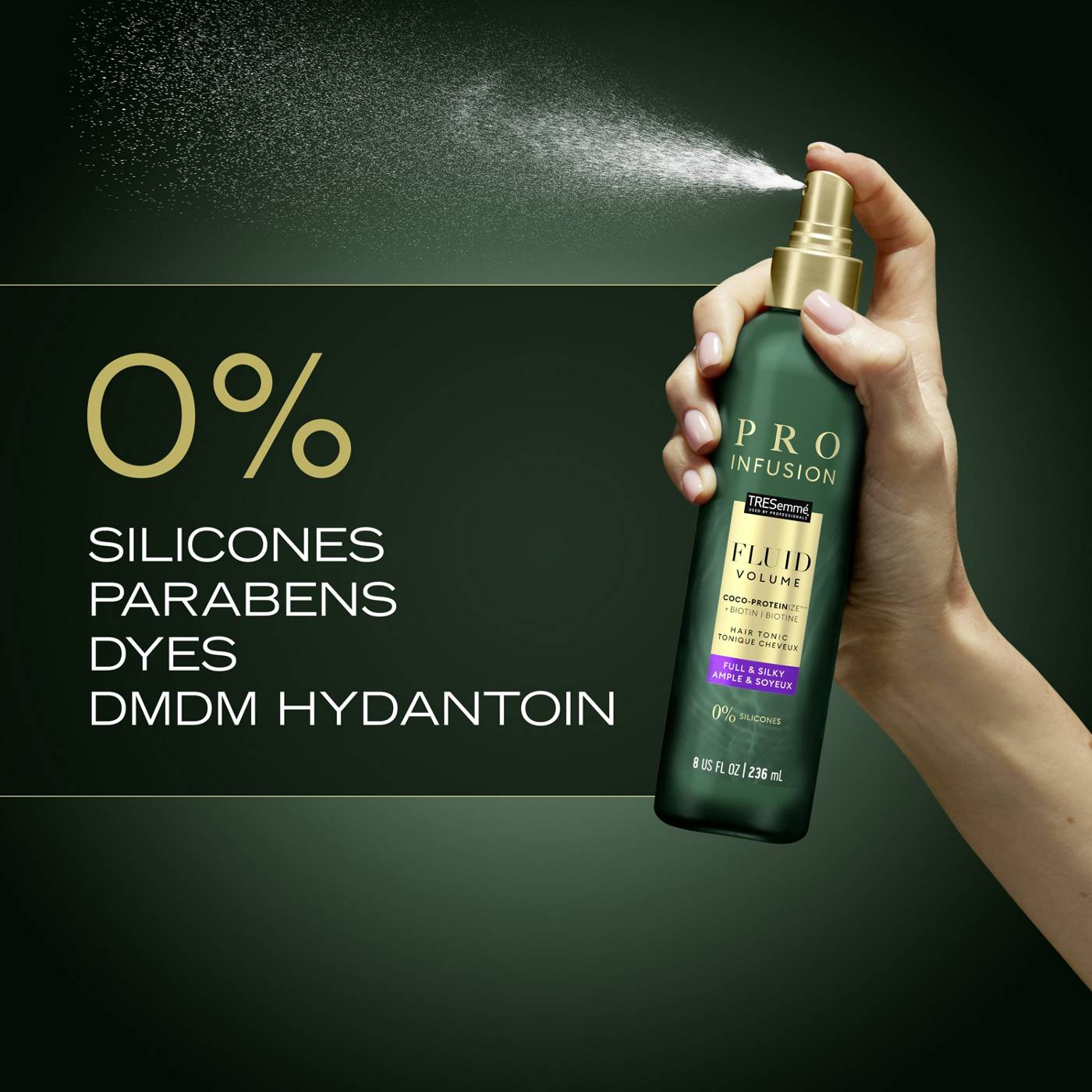 TRESemmé Cruelty Free Pro Infusion Fluid Volume Hair Tonic Shop Styling products & treatments