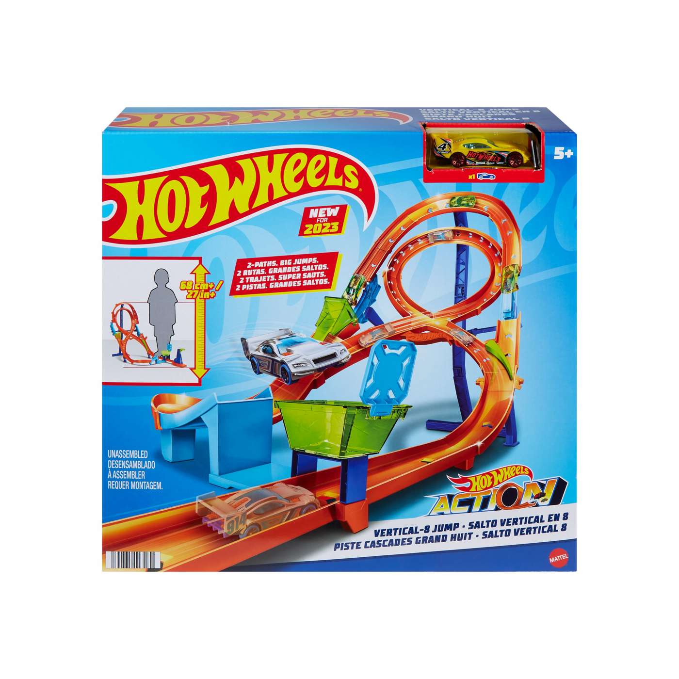 Hot Wheels Action Vertical- 8 Jump Playset - Shop Toy vehicles at