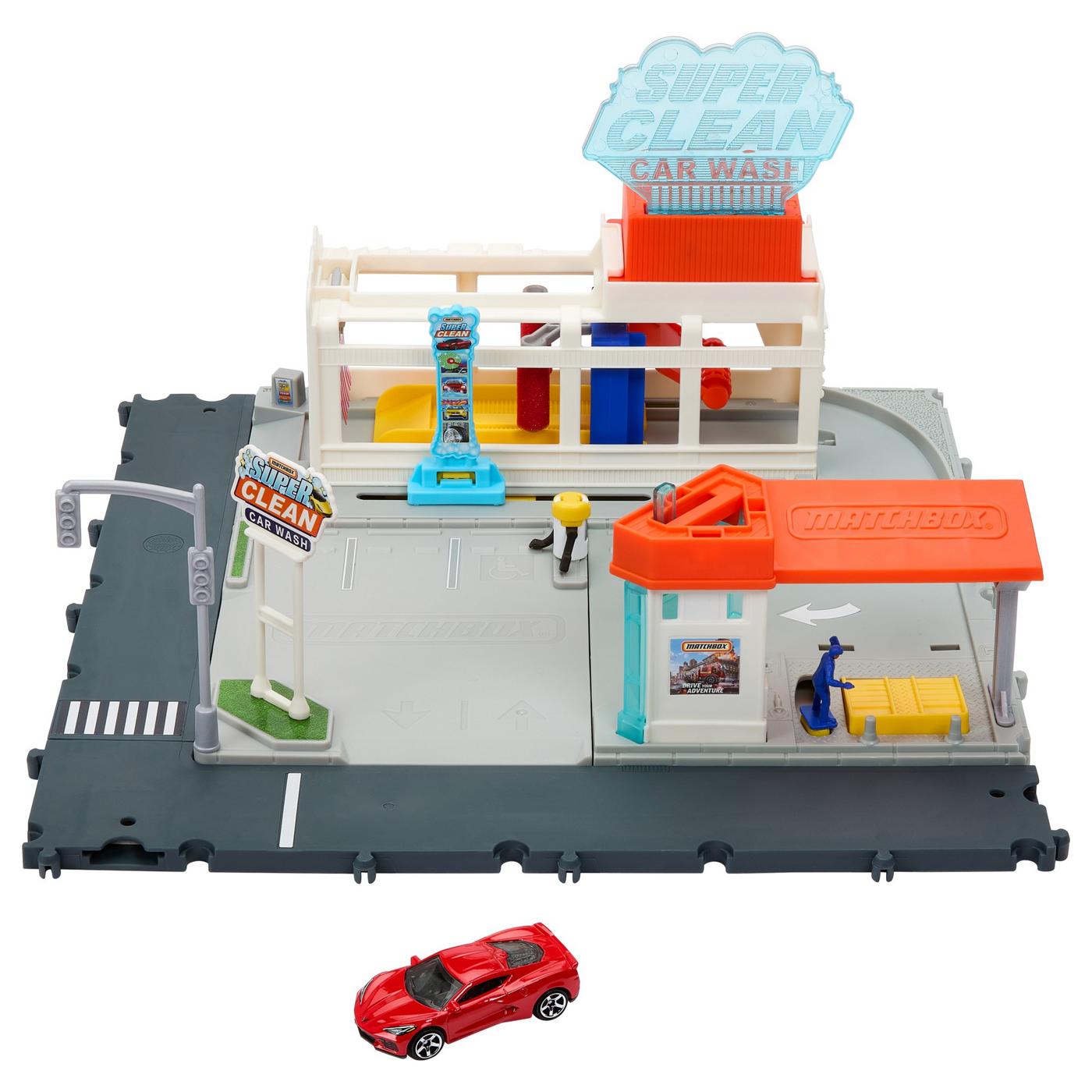Matchbox Action Drivers Super Car Wash Playset Shop Toy Vehicles at HEB