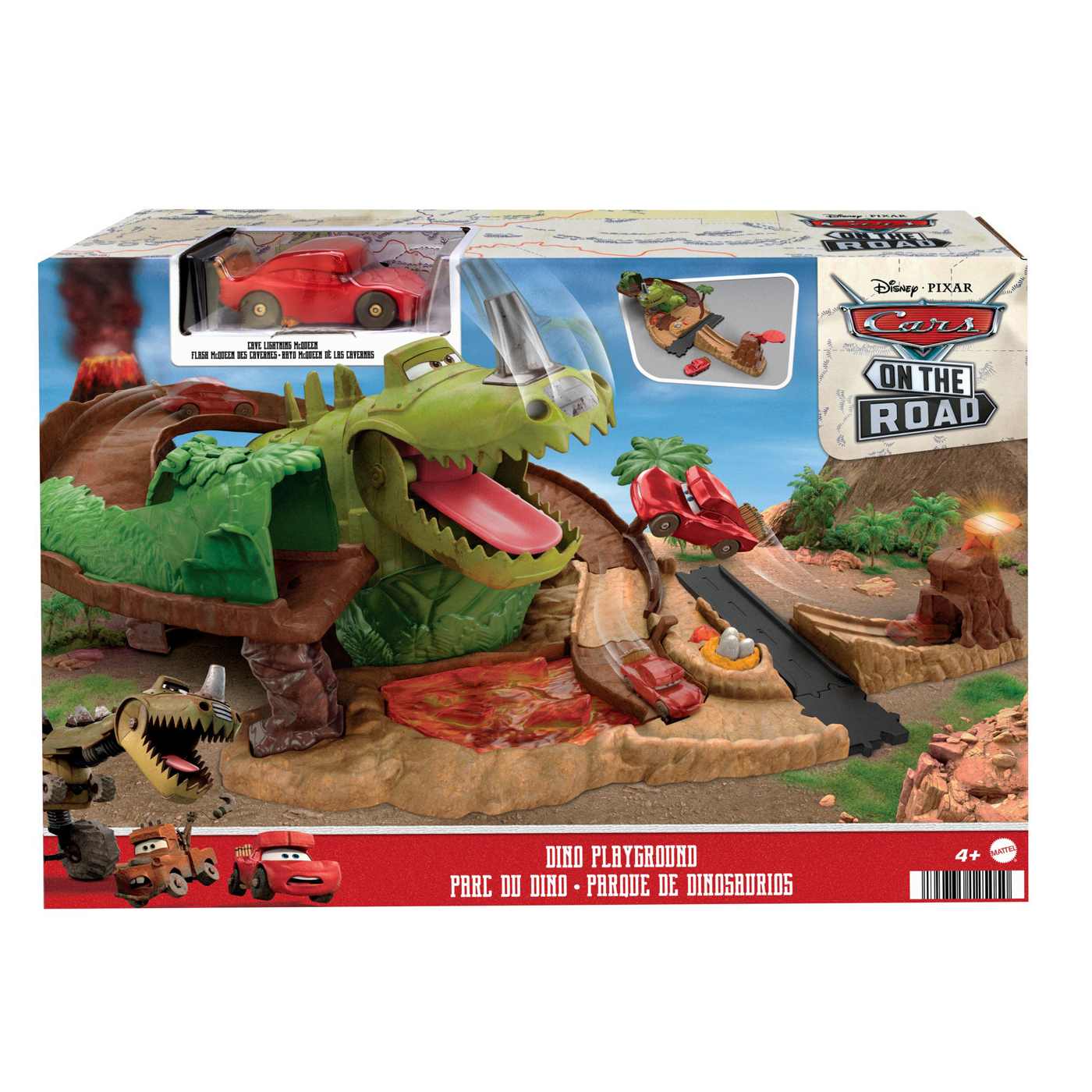 Mattel Disney Cars Dino Playground Playset; image 1 of 2