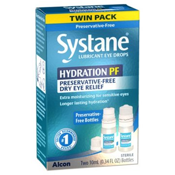 Systane Hydration Preservative Free Eye Drops Twin Pack