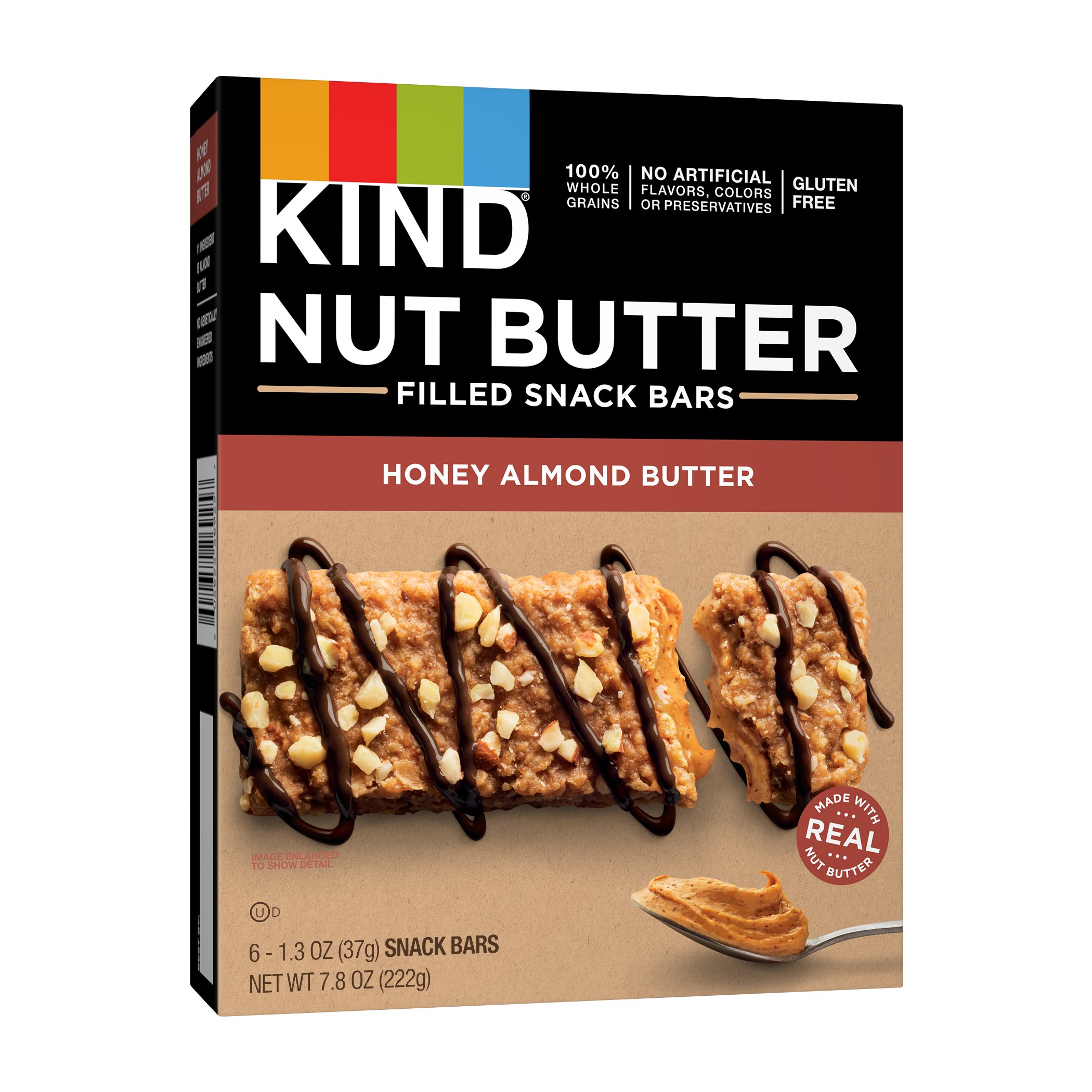 Kind Nut Butter Honey Almond Butter Snack Bars Shop Granola & snack
