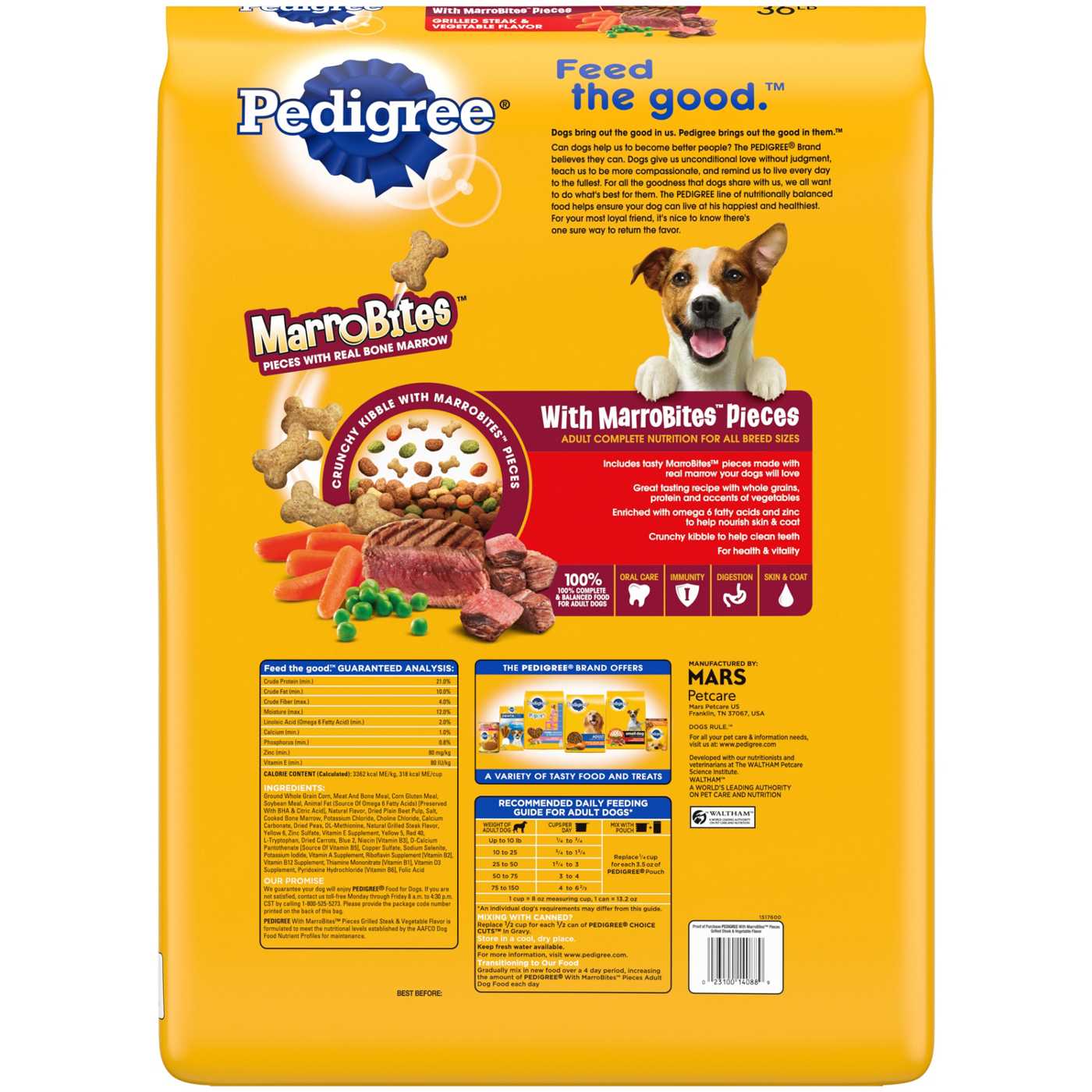 Pedigree Marrobites Grilled Steak Adult Dry Dog Food