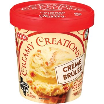 H-E-B Creamy Creations Crème Brûlée Ice Cream