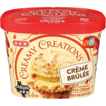 H-E-B Creamy Creations Crème Brûlée Ice Cream