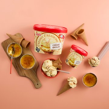 H-E-B Creamy Creations Crème Brûlée Ice Cream