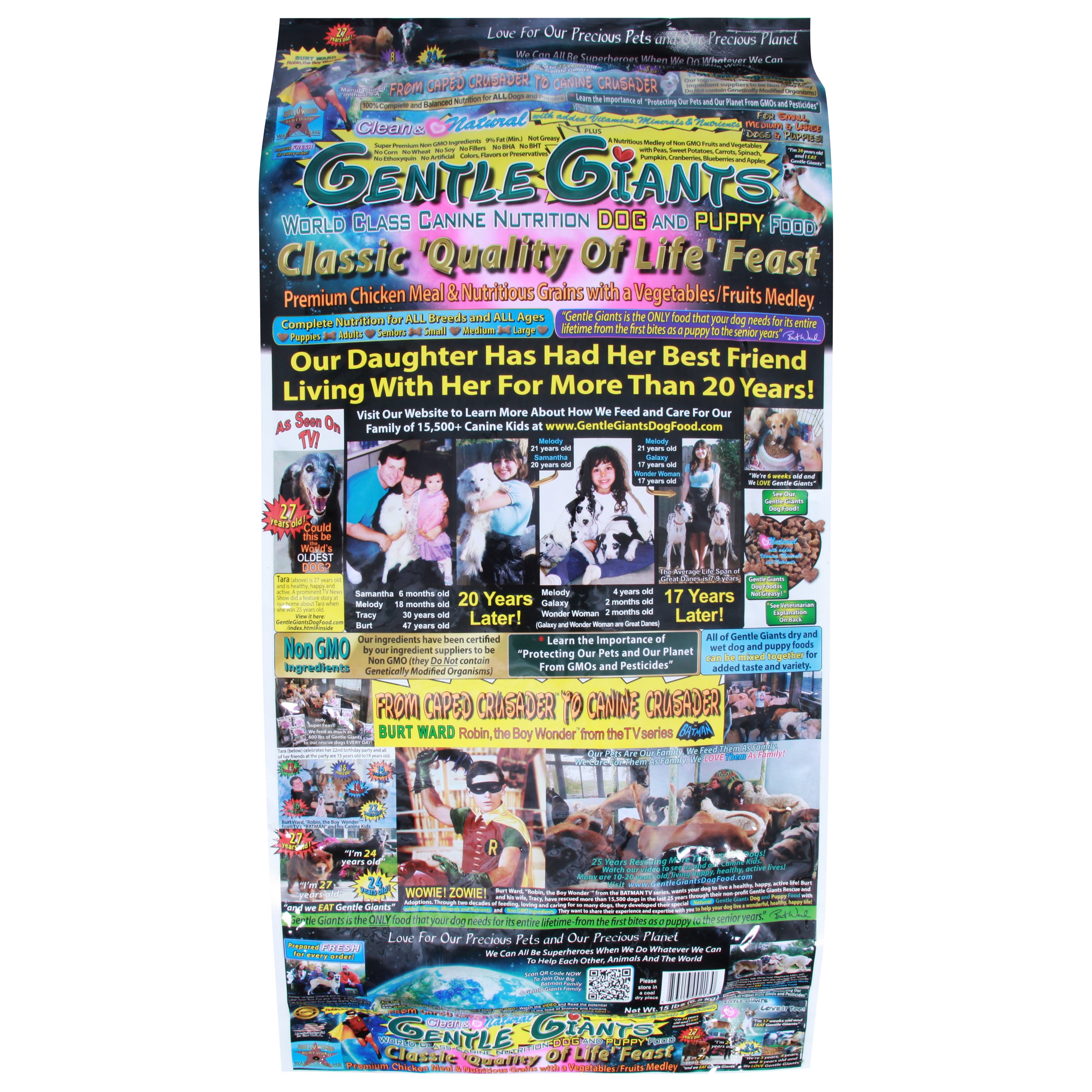 Gentle giants clearance chicken dog food