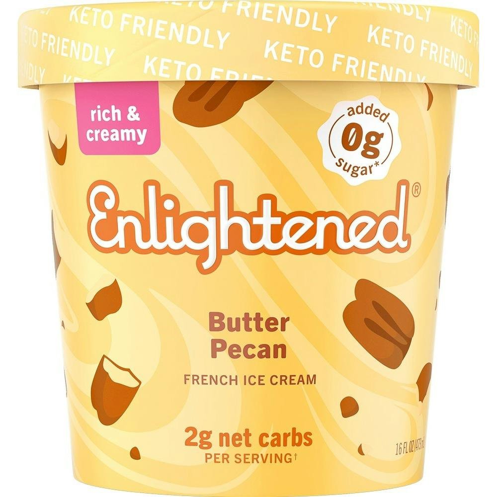 Enlightened Butter Pecan Ice Cream Shop Ice cream at HEB
