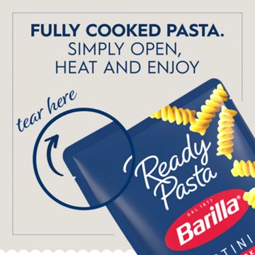 Barilla Ready Pasta Rotini, 7 oz