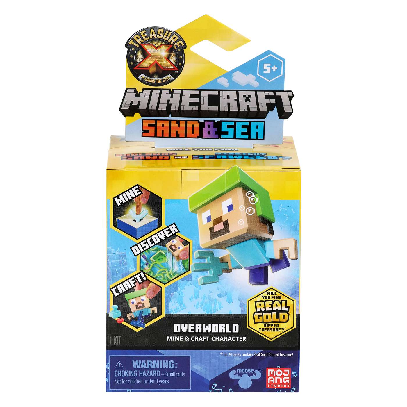 Treasure X Minecraft Sand & Sea Overworld Mine & Craft Character; image 1 of 3