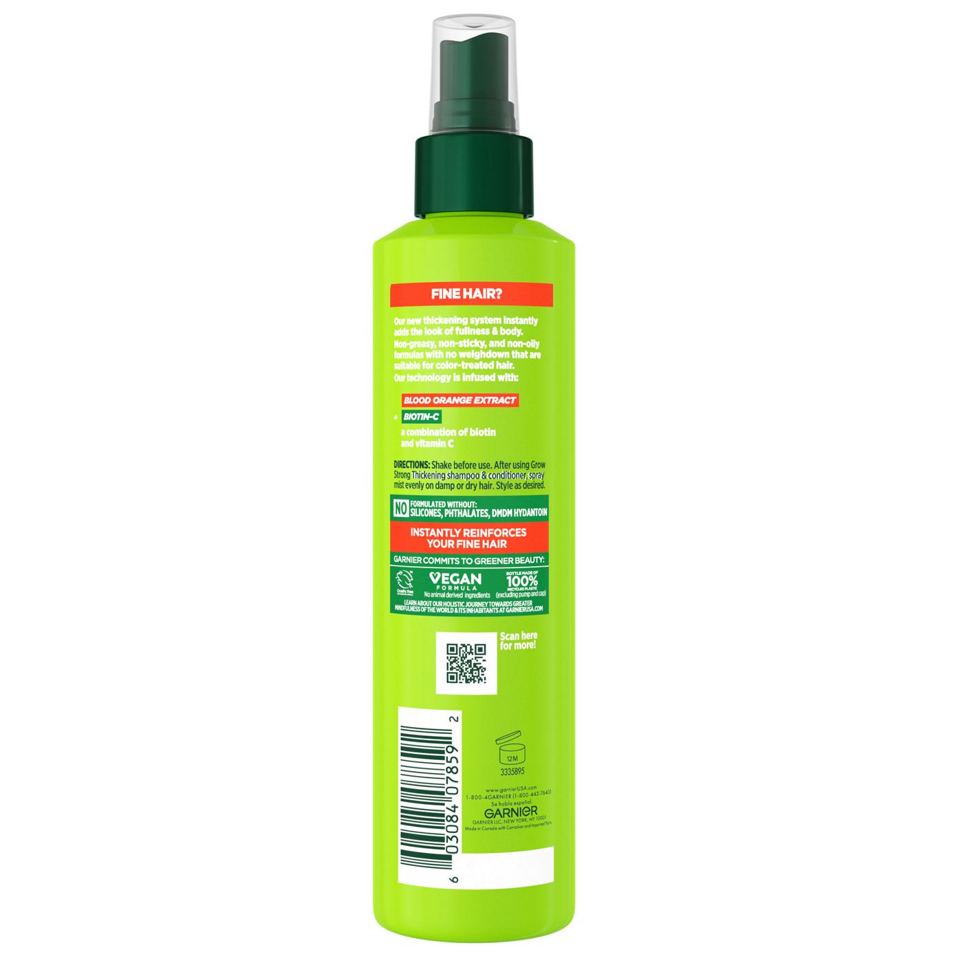 Garnier Fructis Grow Strong Thickening 10 in 1 Spray; image 8 of 9