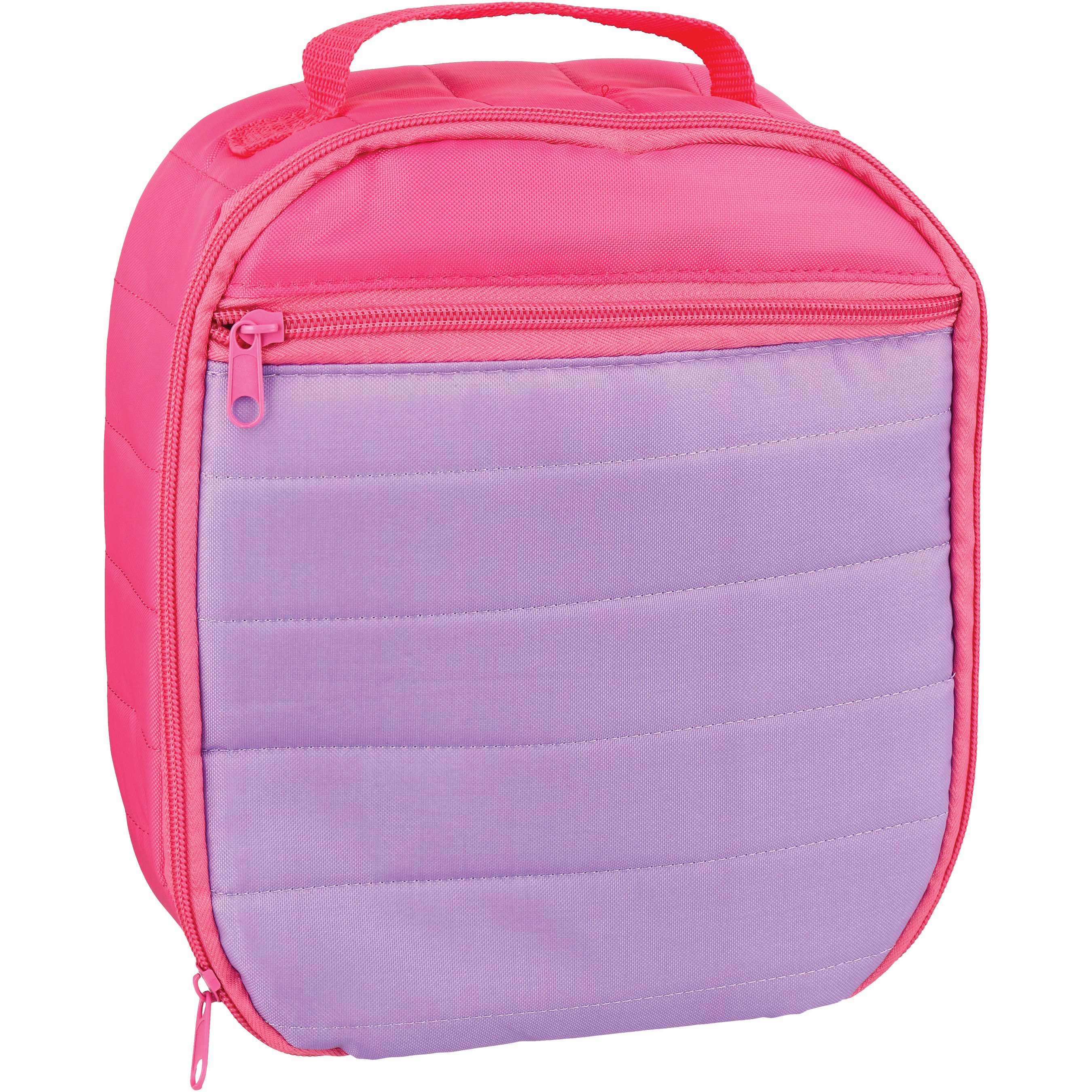 Destination Holiday Puffy Nylon Lunch Box Purple/Pink Shop Lunch