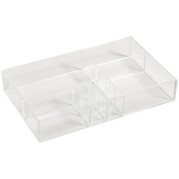 our goods Multi Compartment Organization Tray - Clear