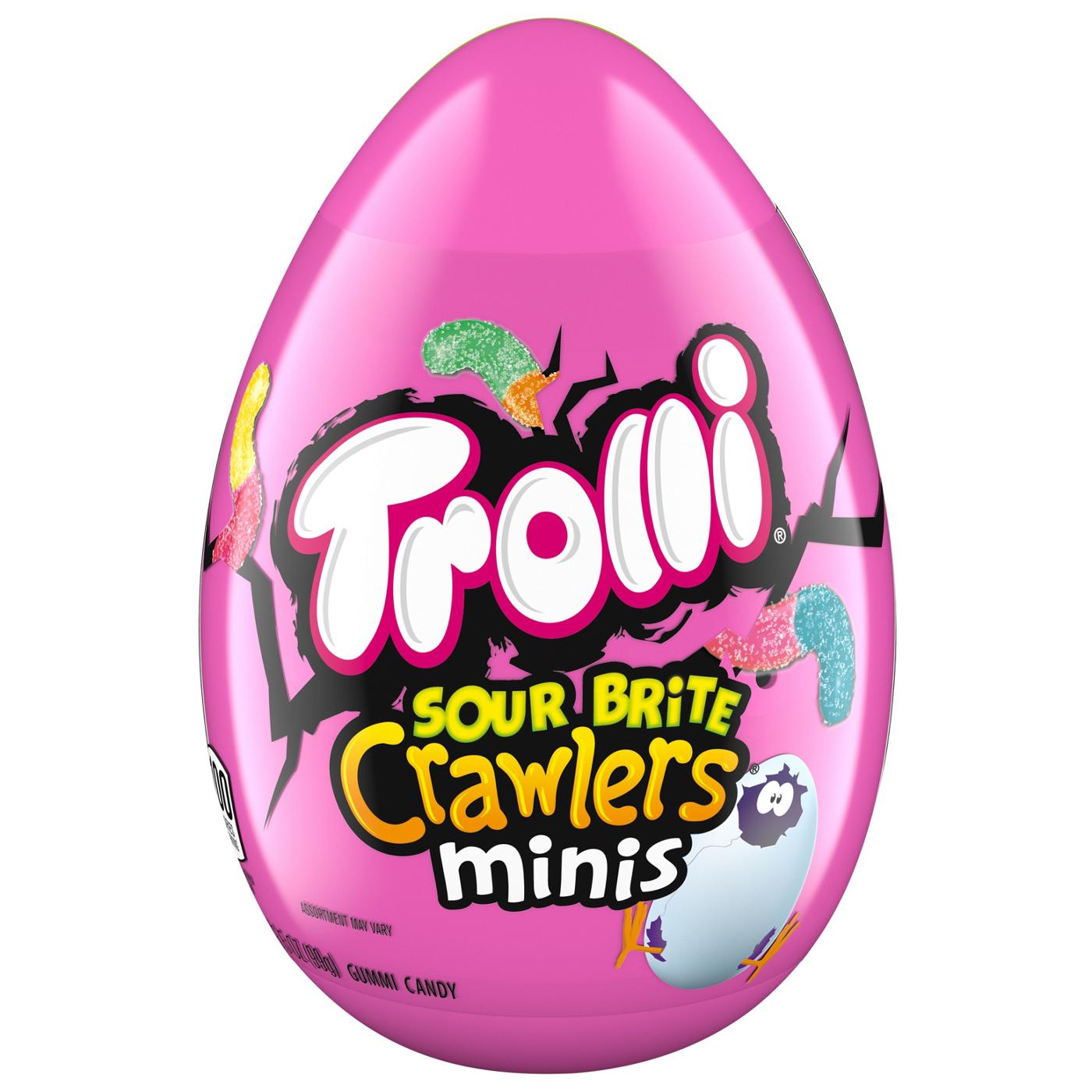Trolli Sour Brite Crawlers Minis Easter Candy Egg - Shop Candy at H-E-B