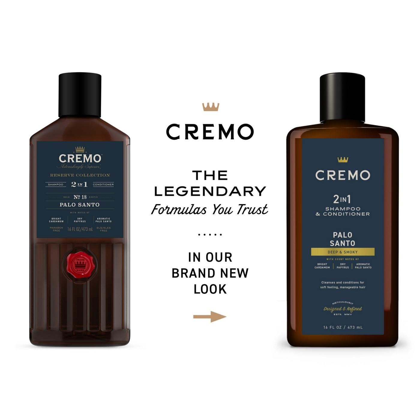 Cremo 2 in 1 Shampoo & Conditioner - Palo Santo; image 5 of 6