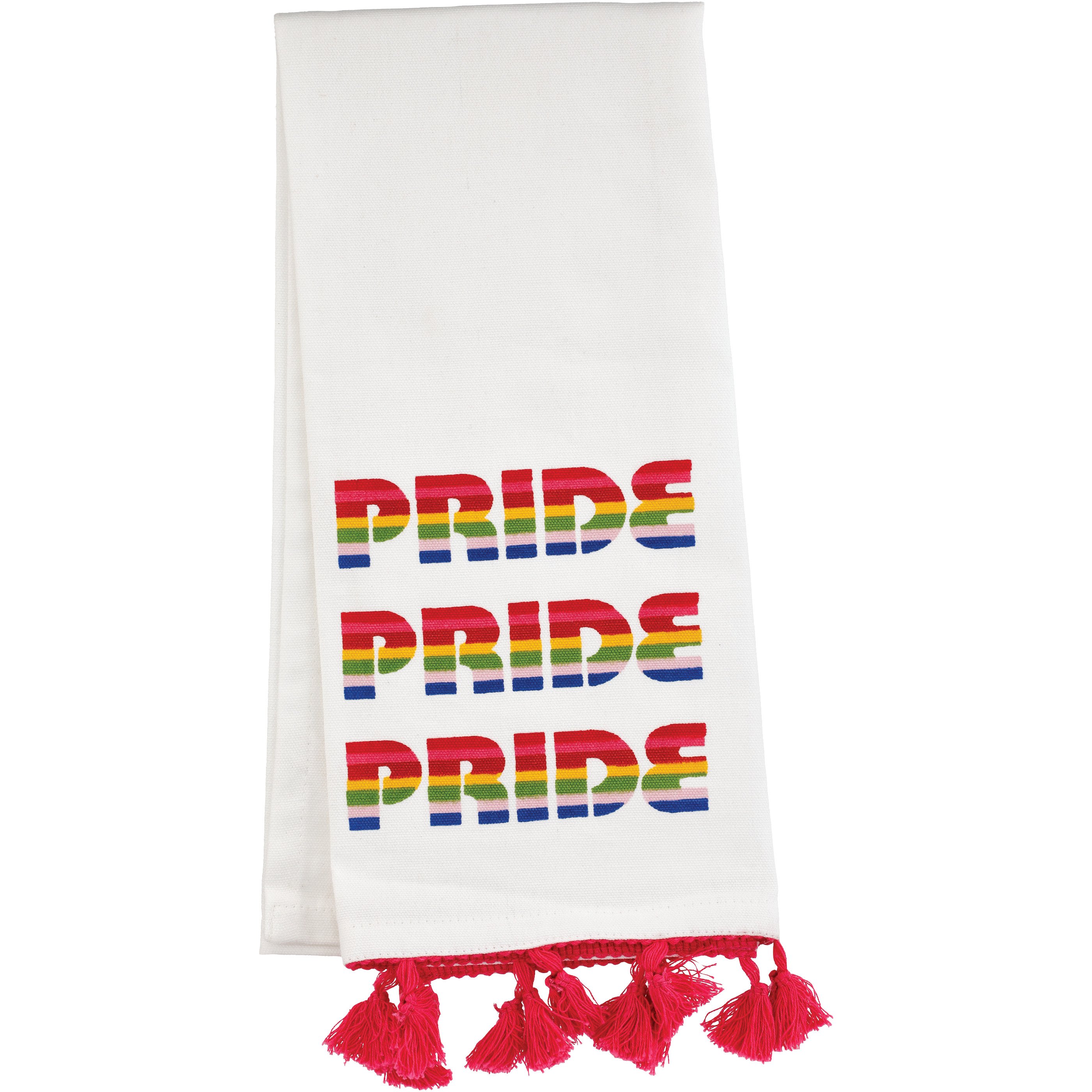 Destination Holiday PRIDE Kitchen Towel with Tassels Shop Kitchen
