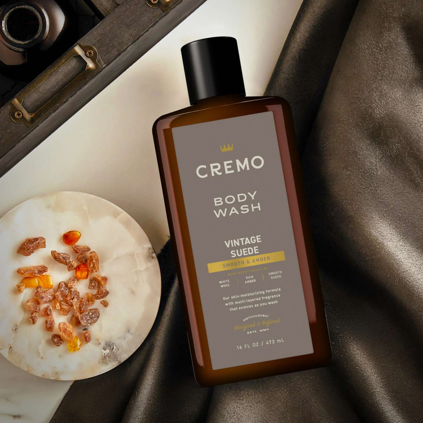 Cremo Body Wash - Vintage Suede; image 4 of 7