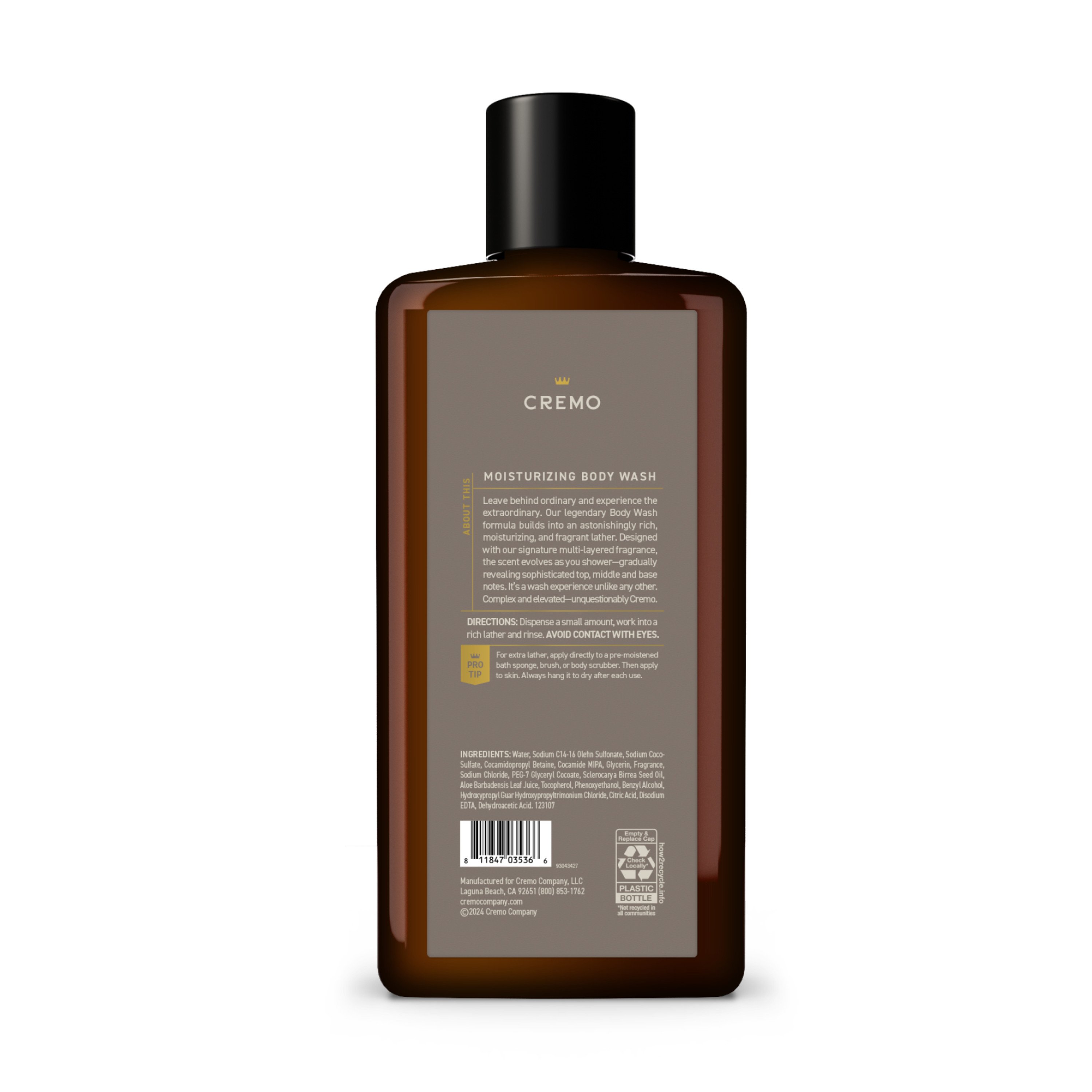 Cremo Body Bar - Bourbon & Oak - Shop Hand & Bar Soap at H-E-B