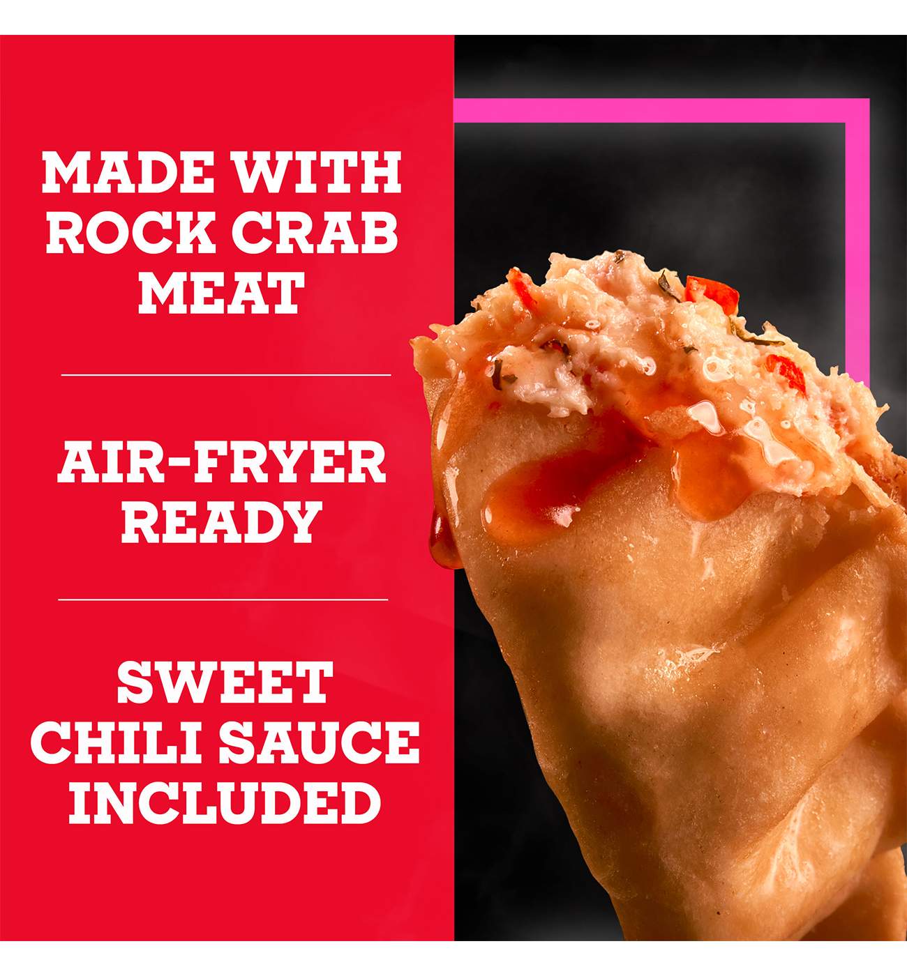 Pagoda Frozen Crab Rangoons & Sweet Chili Dipping Sauce; image 4 of 10