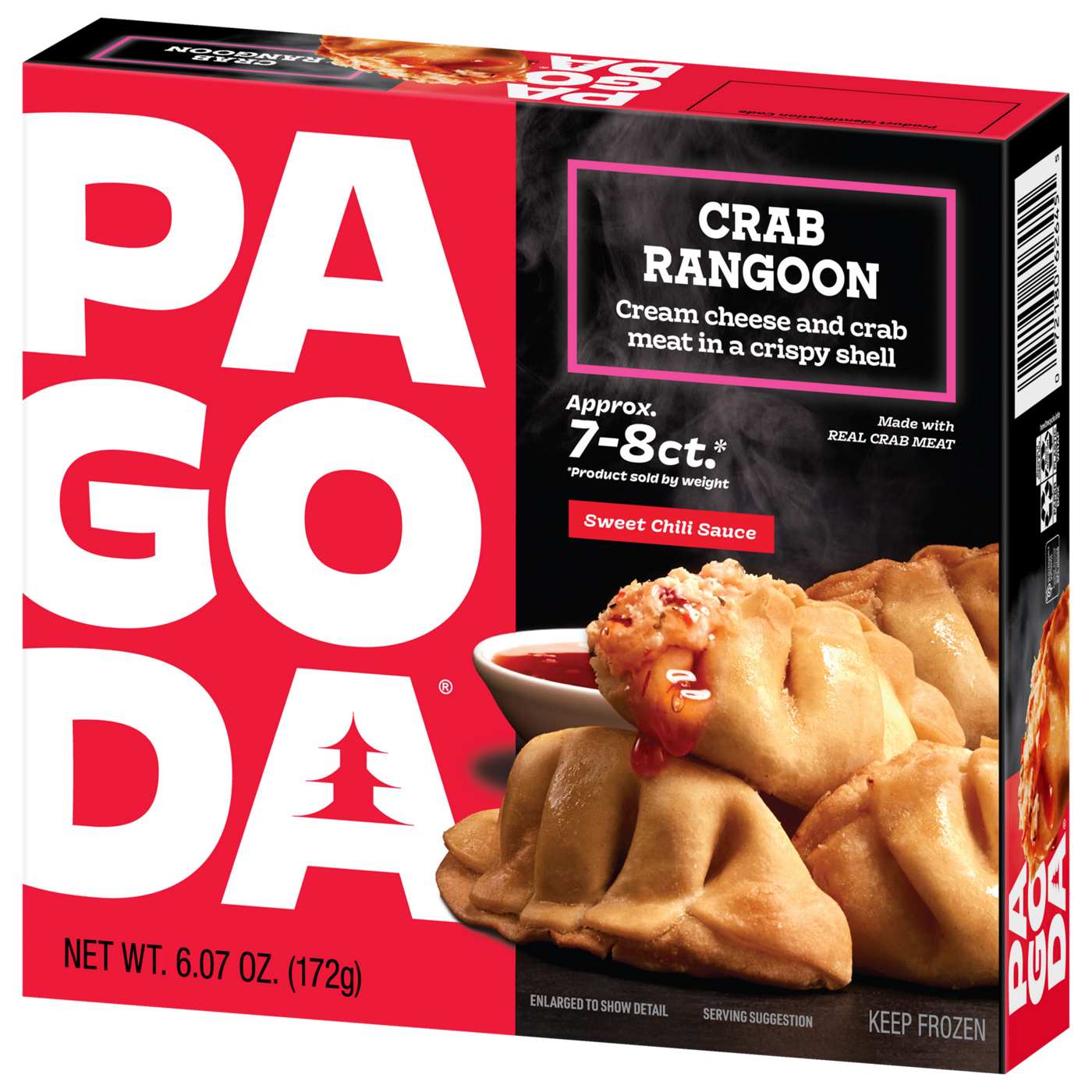 Pagoda Frozen Crab Rangoons & Sweet Chili Dipping Sauce; image 9 of 10