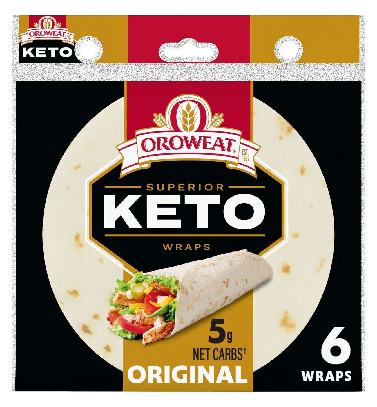 Oroweat Keto Wraps; image 1 of 3