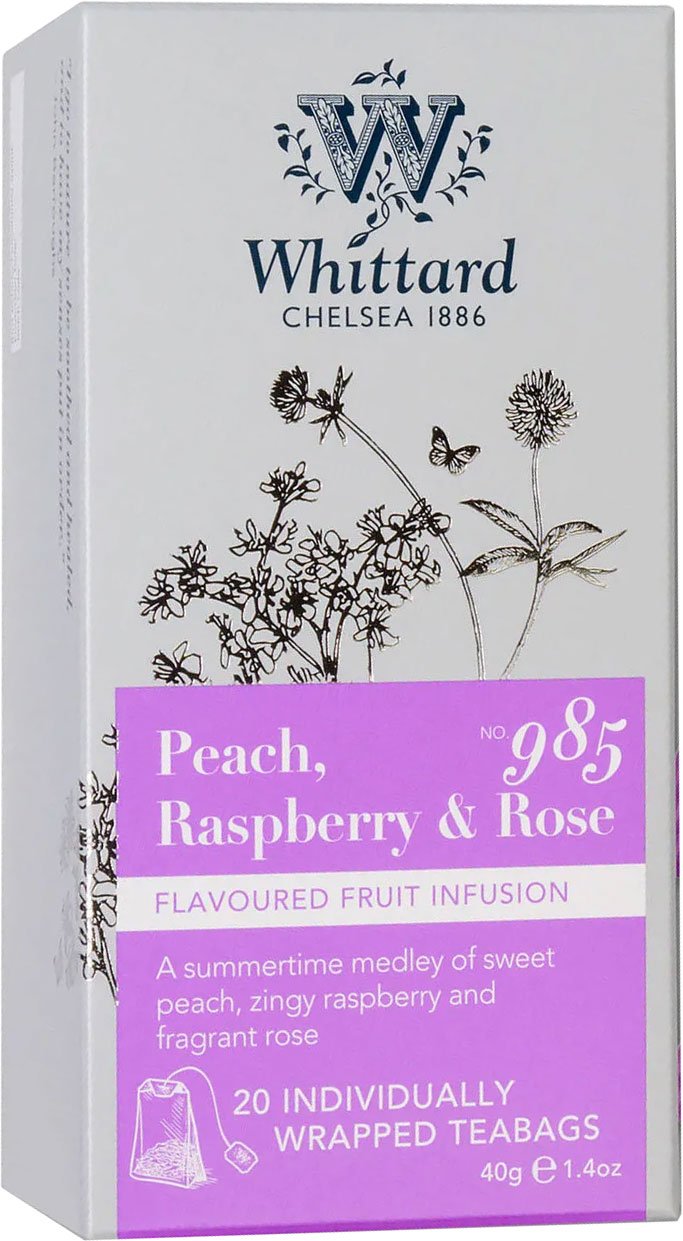 Whittard Peach, Raspberry & Rose Teabags, 20 ct | Central Market ...