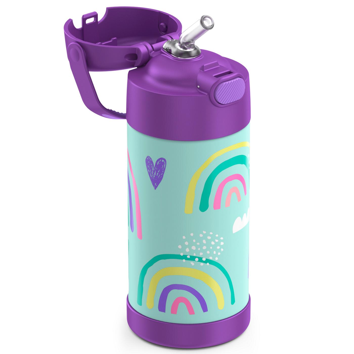 Thermos Rainbow Kids FUNtainer Stainless Steel Water Bottle with