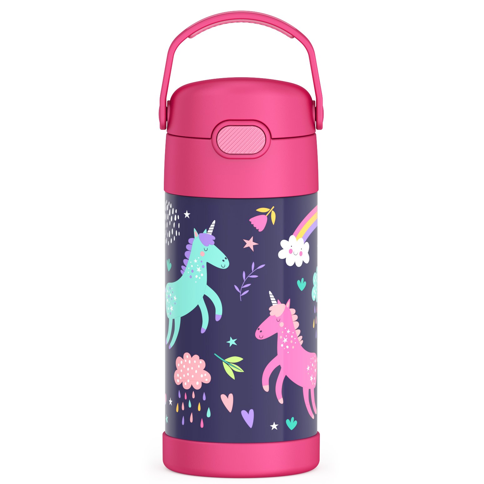 Thermos Rainbow Kids FUNtainer Stainless Steel Water Bottle with Straw -  Shop Travel & To-Go at H-E-B