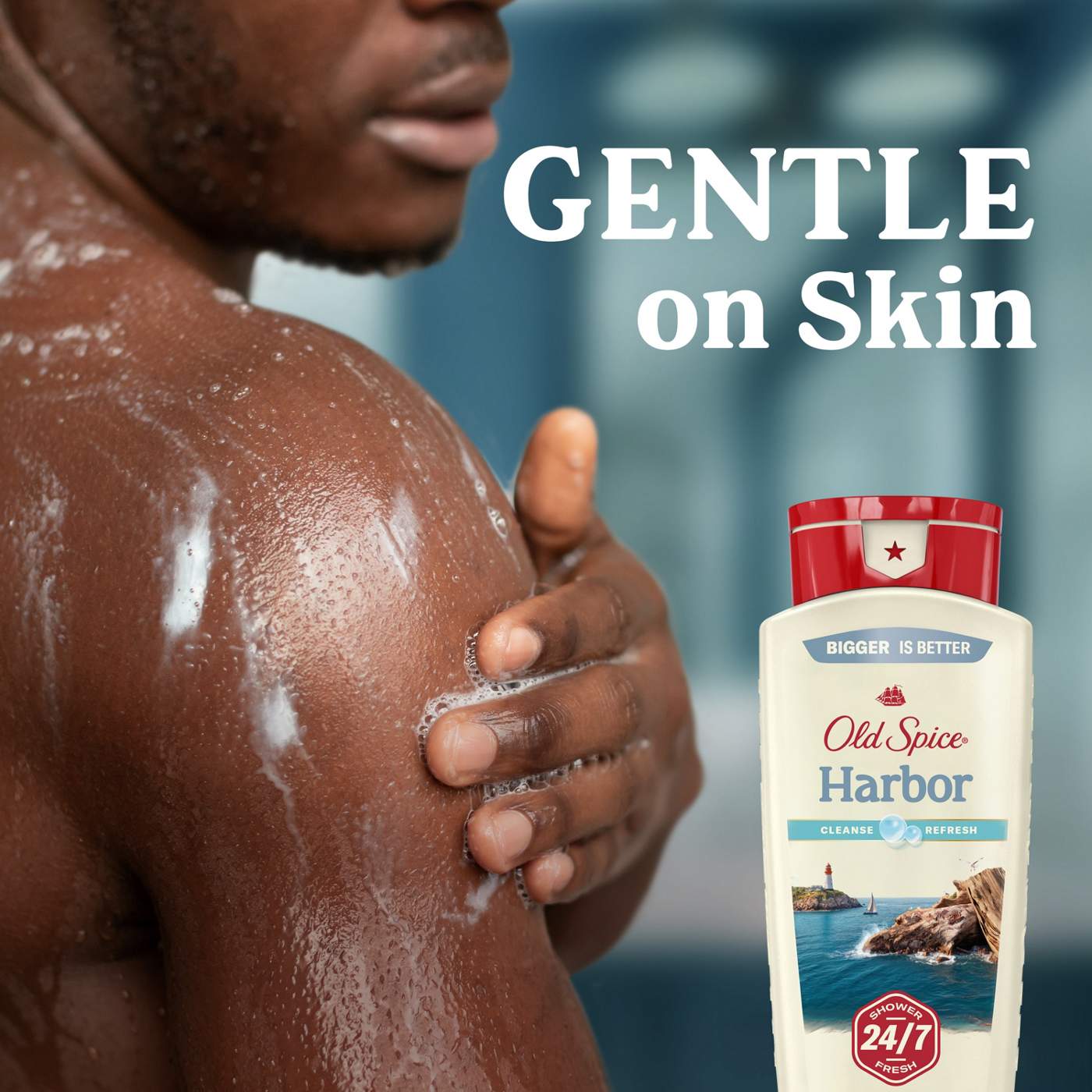 Old Spice Body Wash - Harbor Coastal Breeze ; image 2 of 10