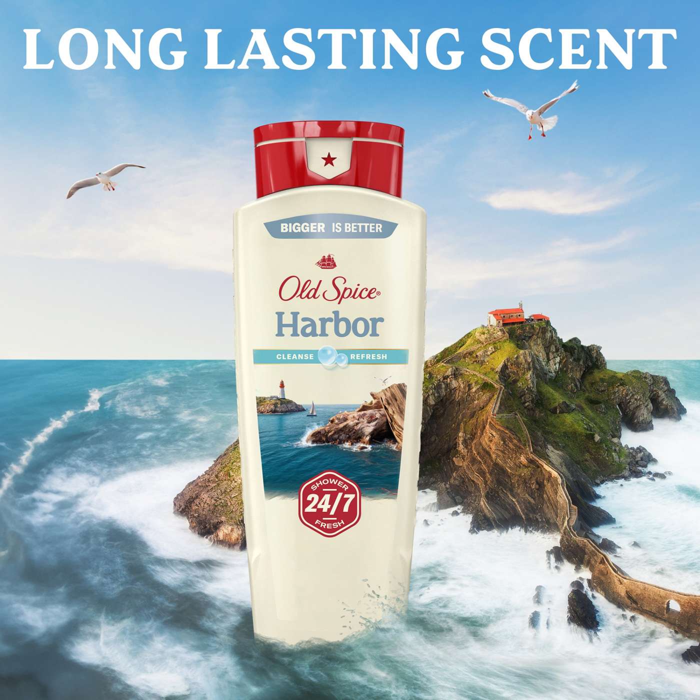 Old Spice Body Wash - Harbor Coastal Breeze ; image 4 of 10