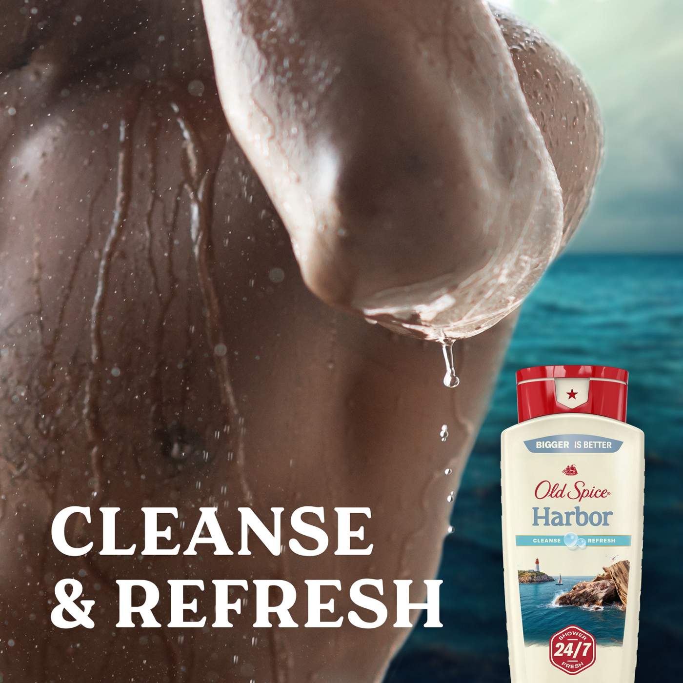 Old Spice Body Wash - Harbor Coastal Breeze ; image 6 of 10