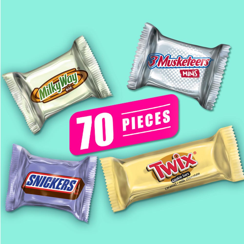 Snickers, Twix, Milky Way, & 3 Musketeers Assorted Easter Candy - Shop  Candy at H-E-B