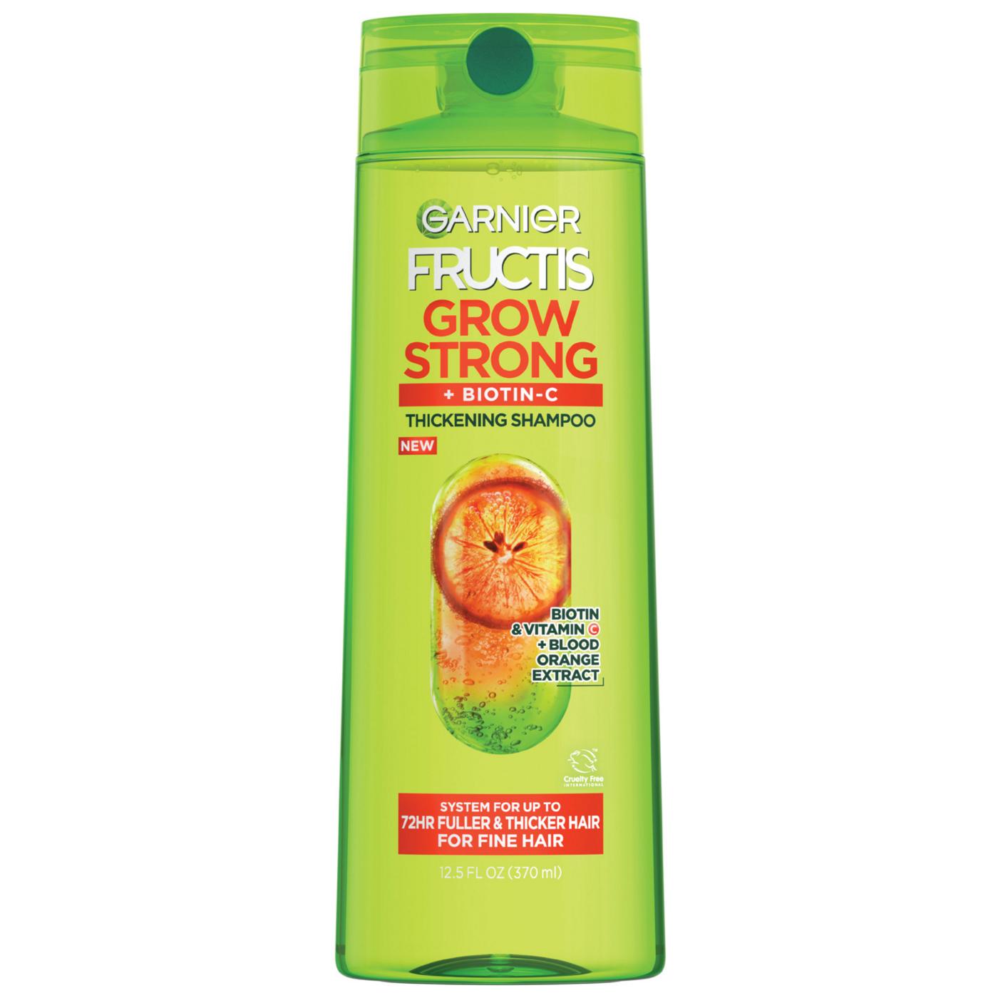 Garnier Fructis Grow Strong Thickening Shampoo; image 1 of 6