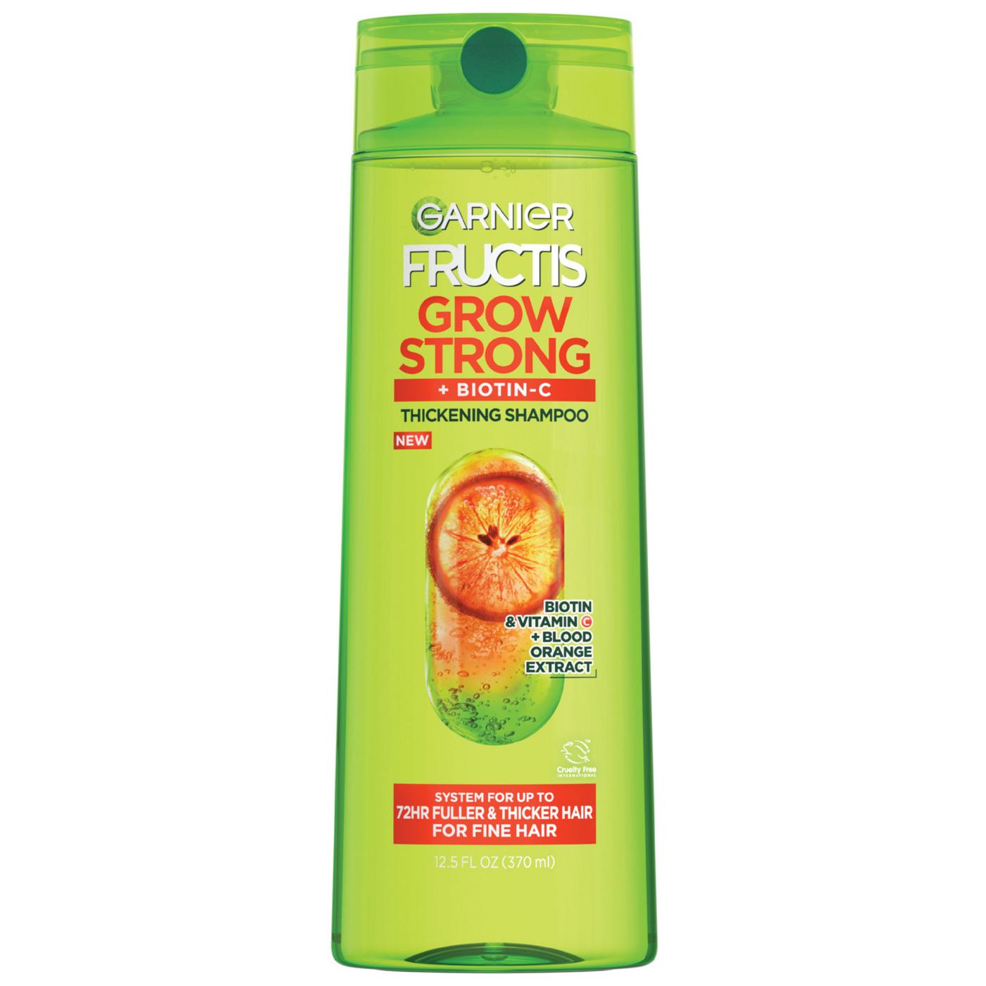 Garnier Fructis Grow Strong Thickening Shampoo; image 1 of 8