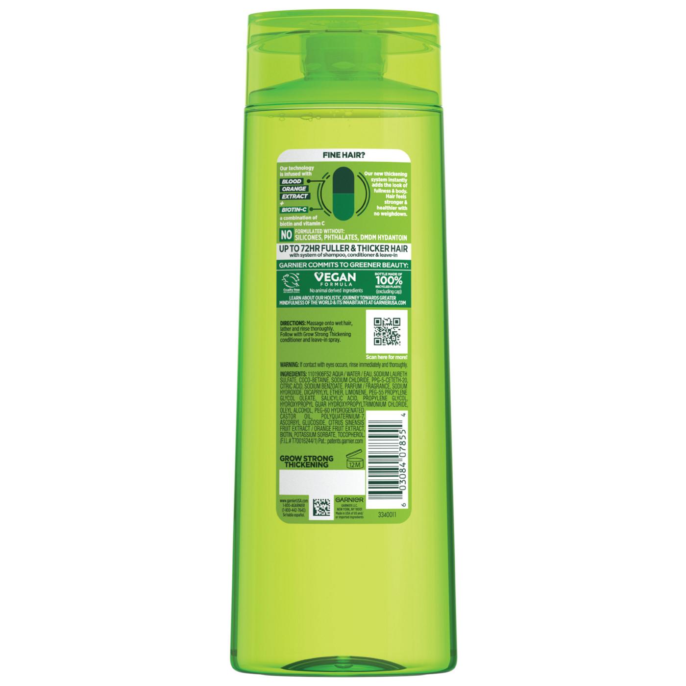 Garnier Fructis Grow Strong Thickening Shampoo Shop Shampoo
