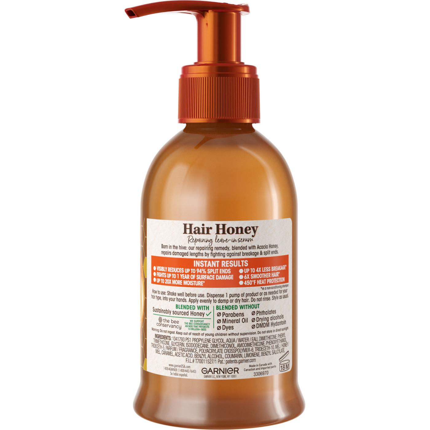 Garnier Whole Blends Hair Honey Repairing Serum; image 3 of 10