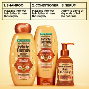 Garnier Whole Blends Hair Honey Repairing Serum