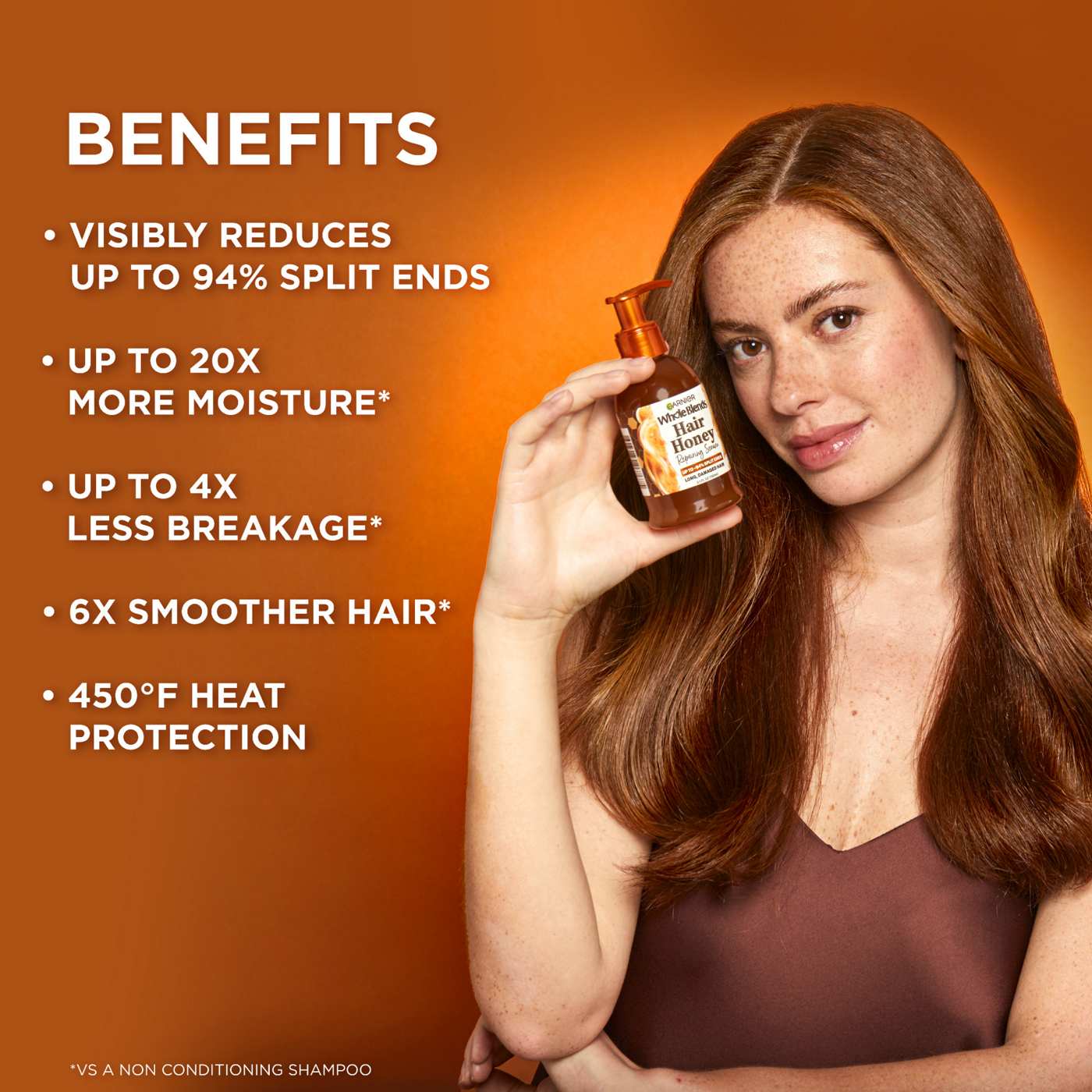 Garnier Whole Blends Hair Honey Repairing Serum; image 10 of 10