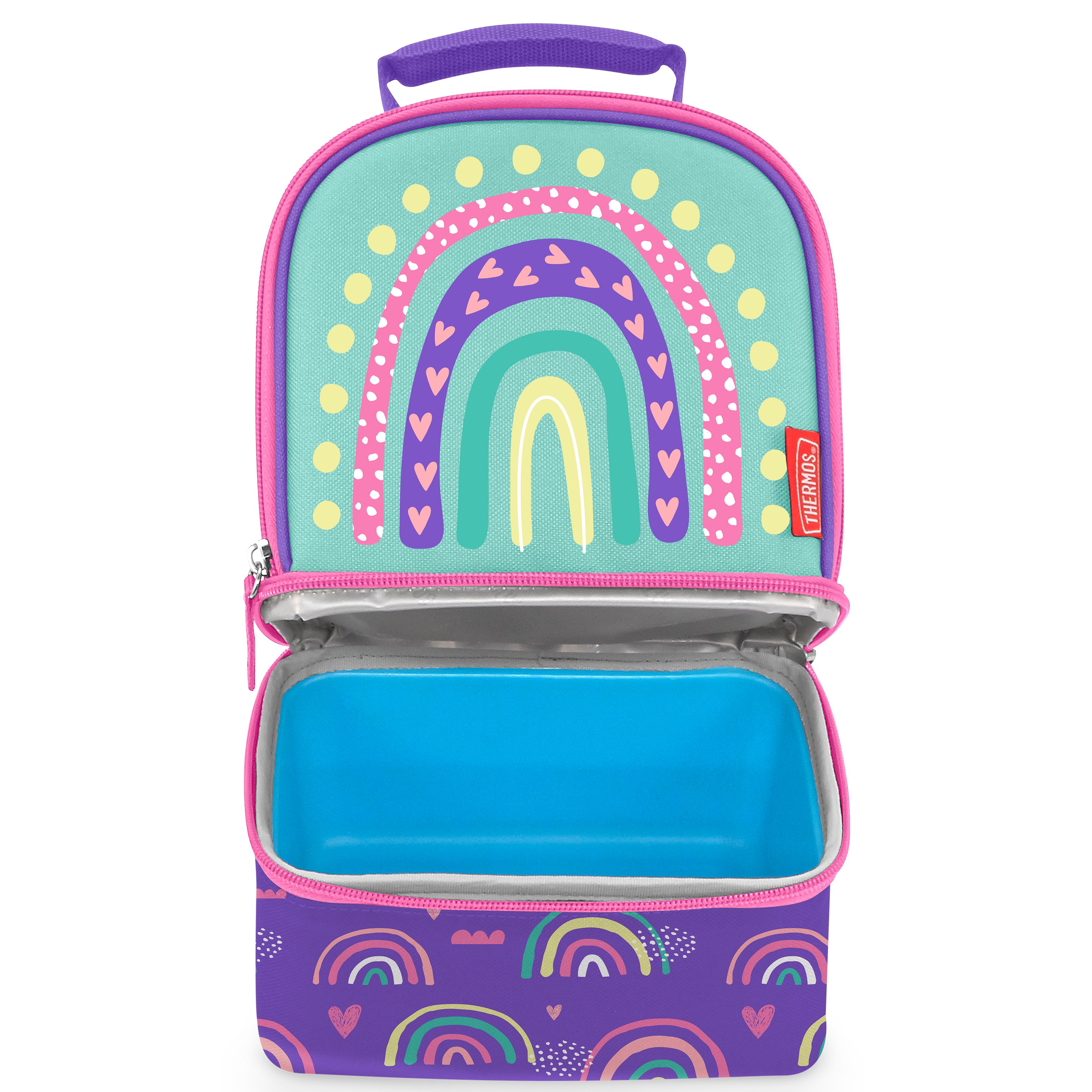 Rainbow Unicorn Personalized Pink Lunchbox