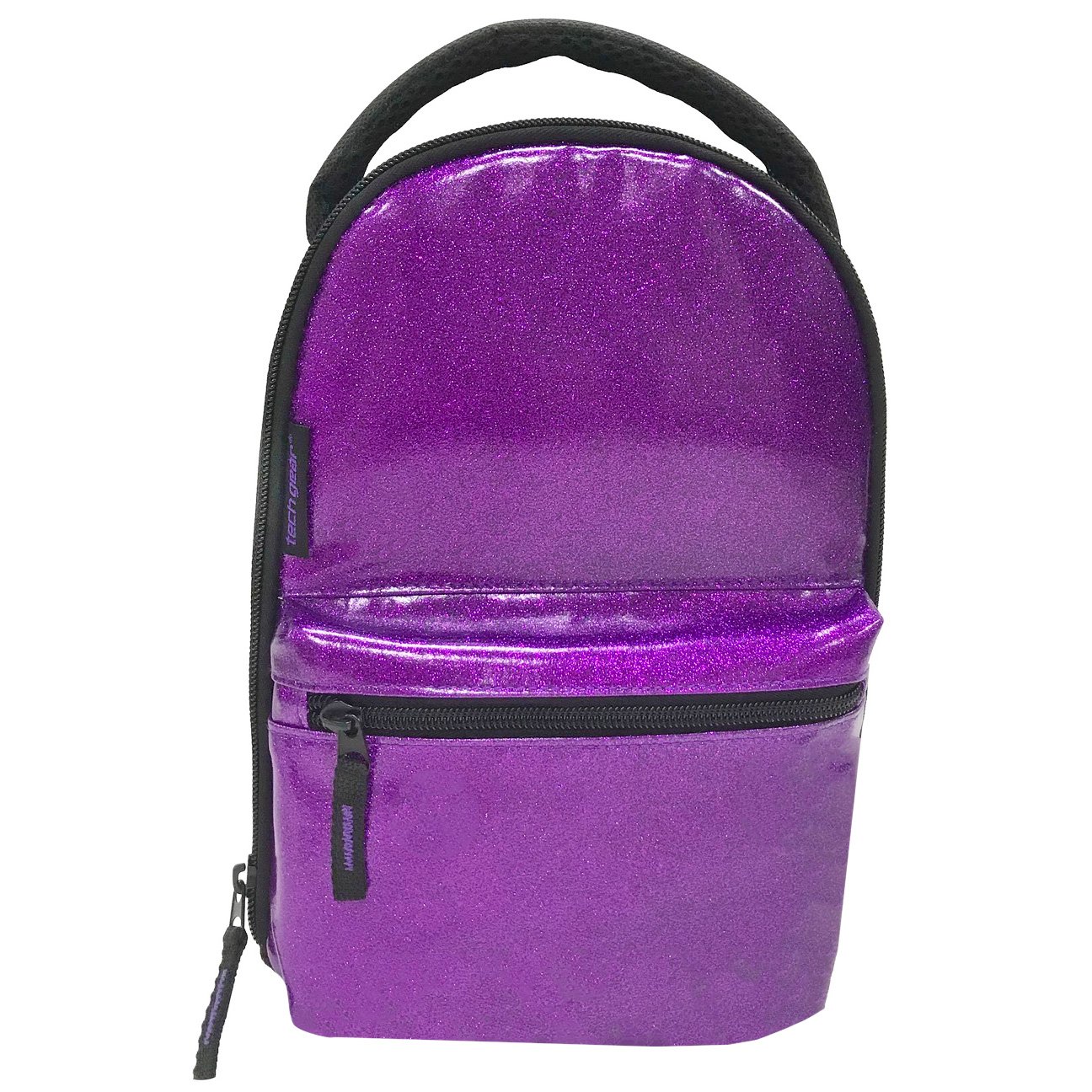 Tech Gear Sparkle Vinyl Locker Style Lunch Bag Purple Shop Lunch
