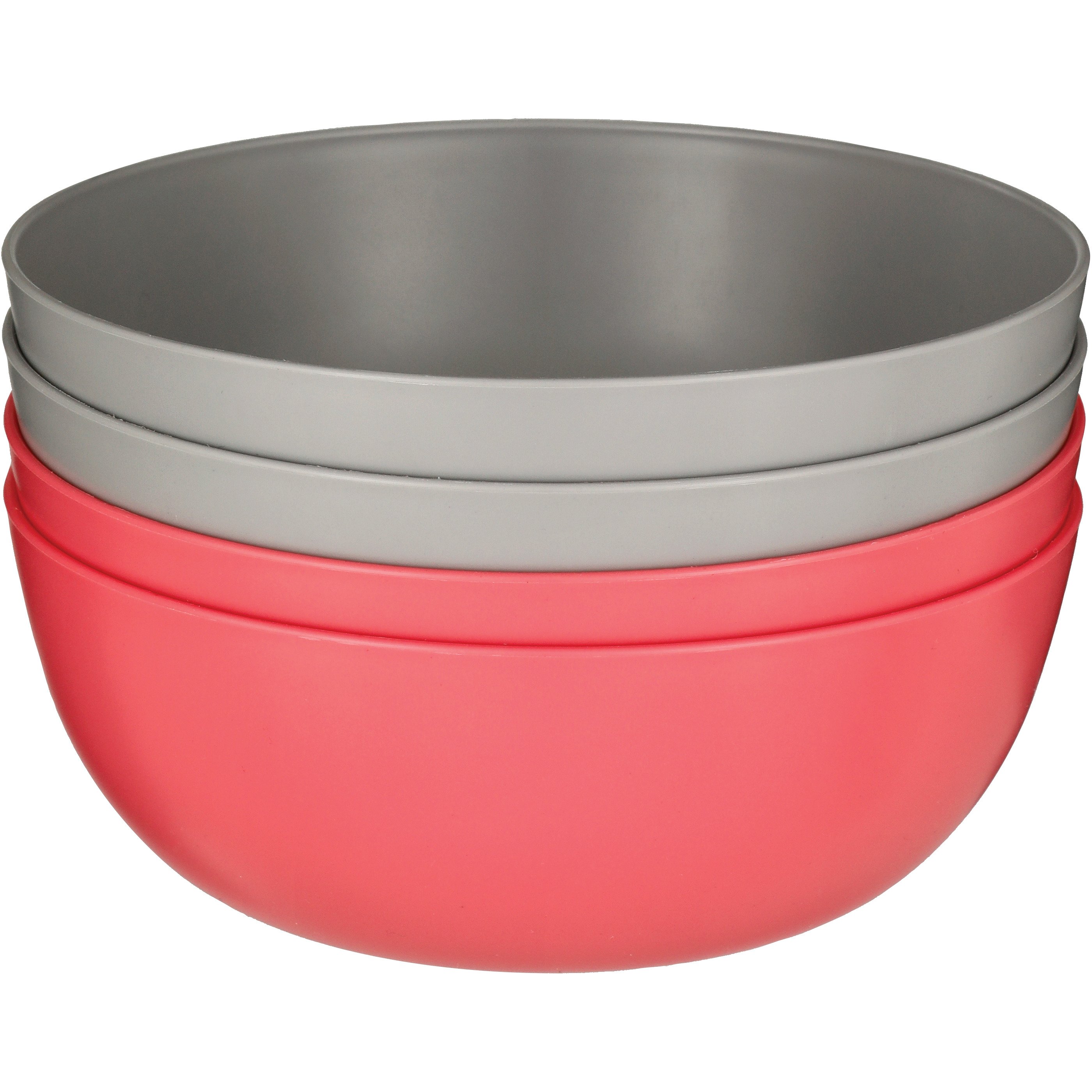 Destination Holiday Plastic Bowl Set Pink & Gray Shop Bowls at HEB