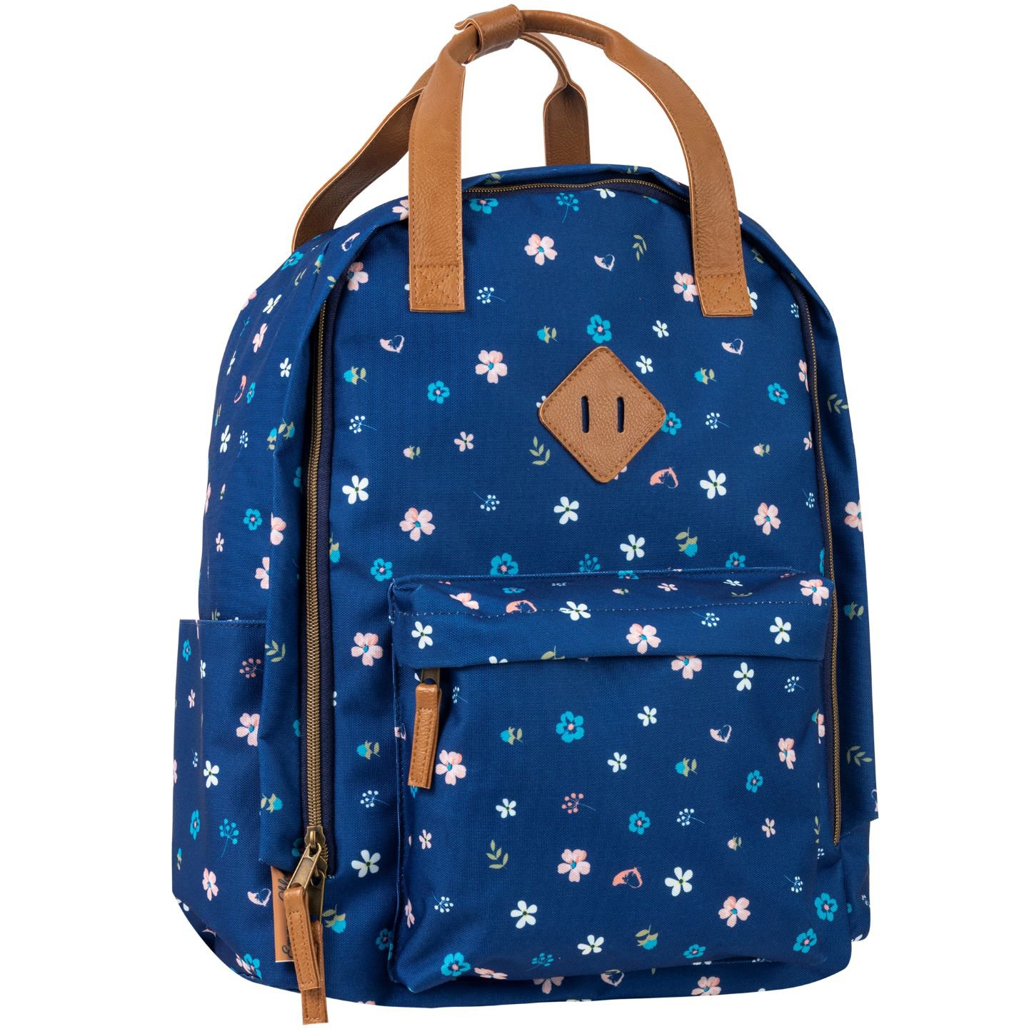 Trailmaker Emma & Chloe Floral Double Handle Backpack - Navy - Shop ...