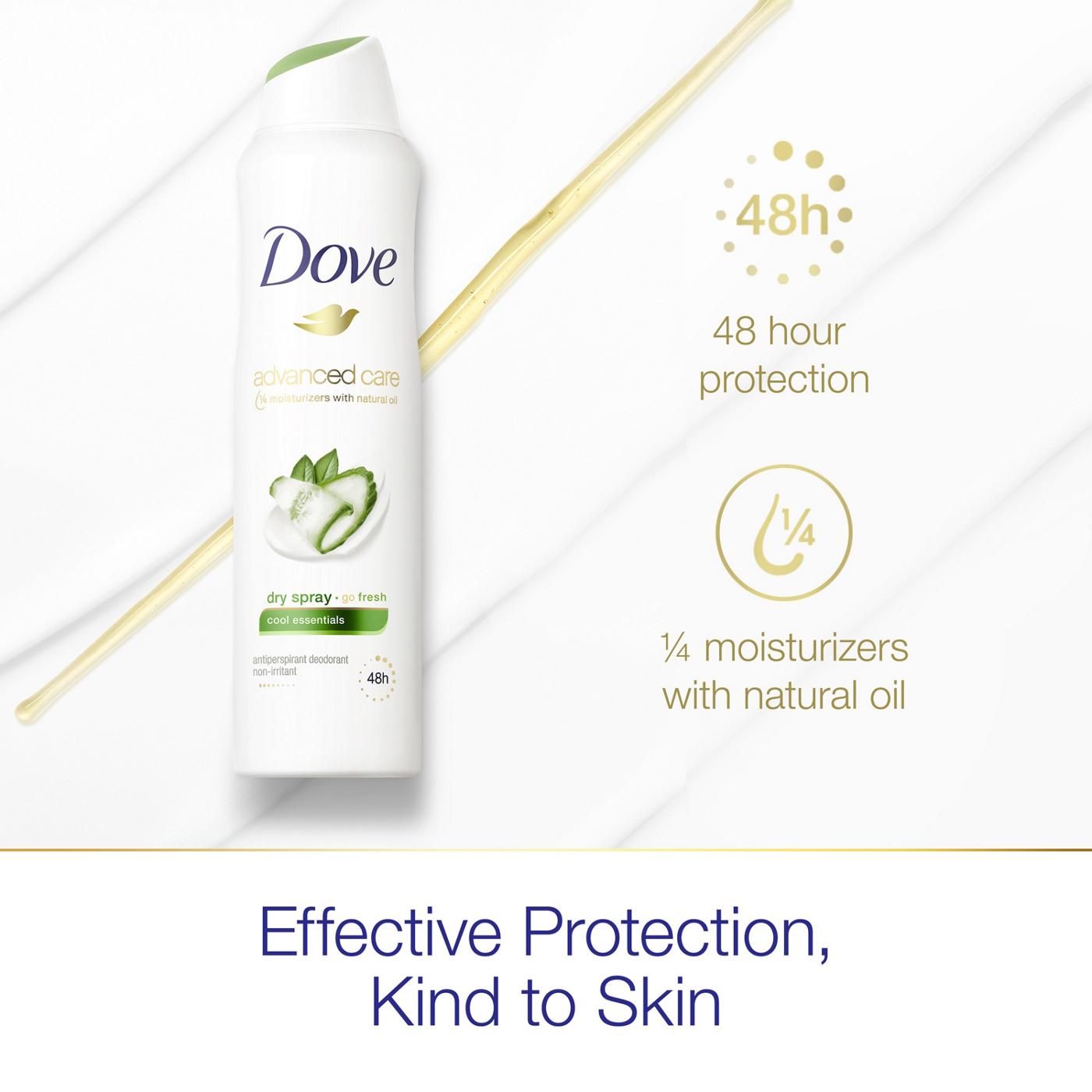 Dove Advanced Care Dry Spray Antiperspirant Deodorant Cool Essentials; image 7 of 10