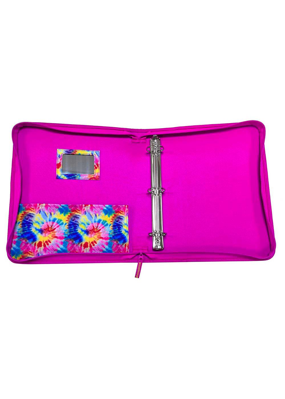 Tech Gear Tie Dye 3Ring Neoprene Zipper Binder Shop Binders at HEB