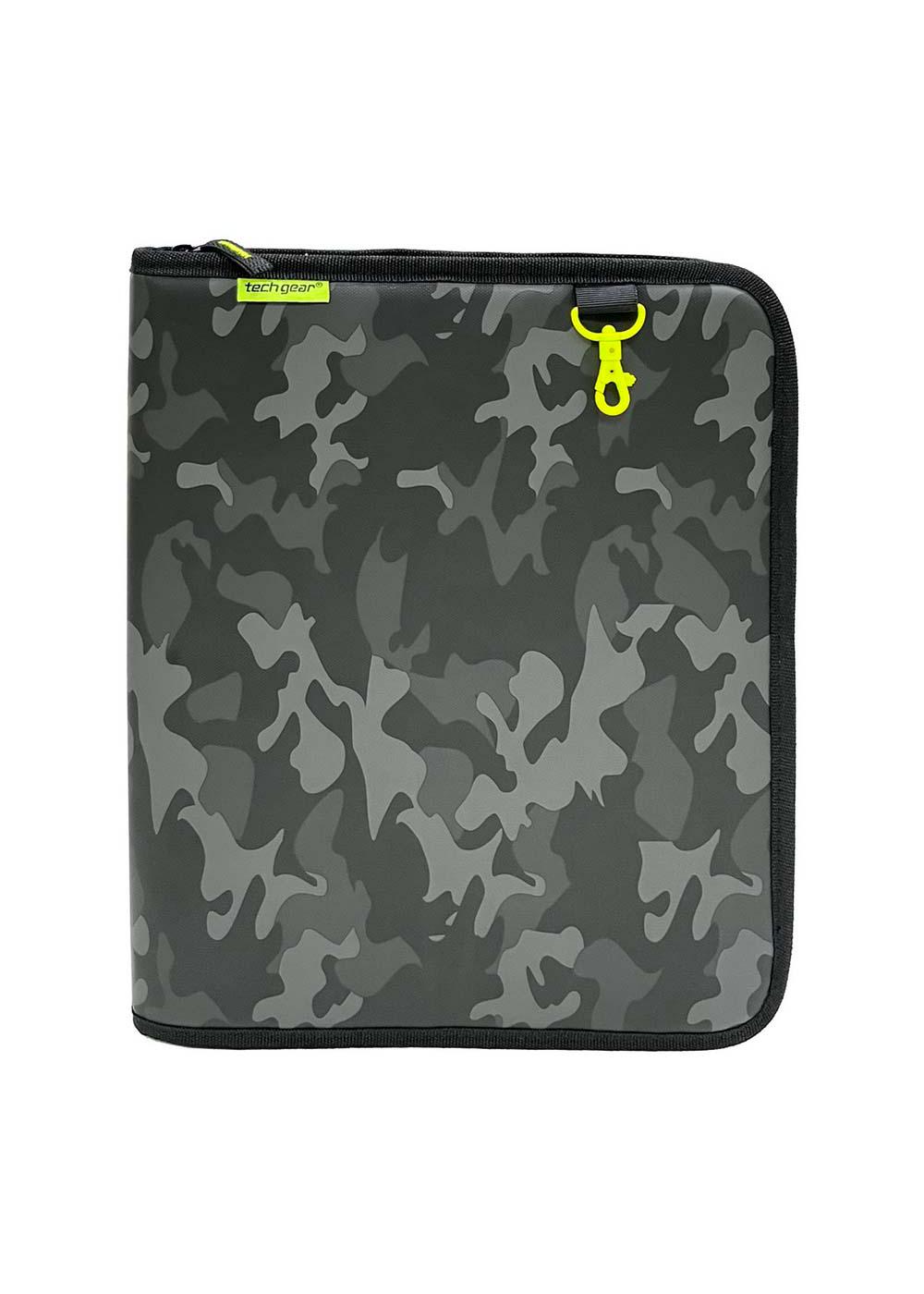 Tech Gear Night Vision 3Ring Zipper Binder with Pocket Shop Binders