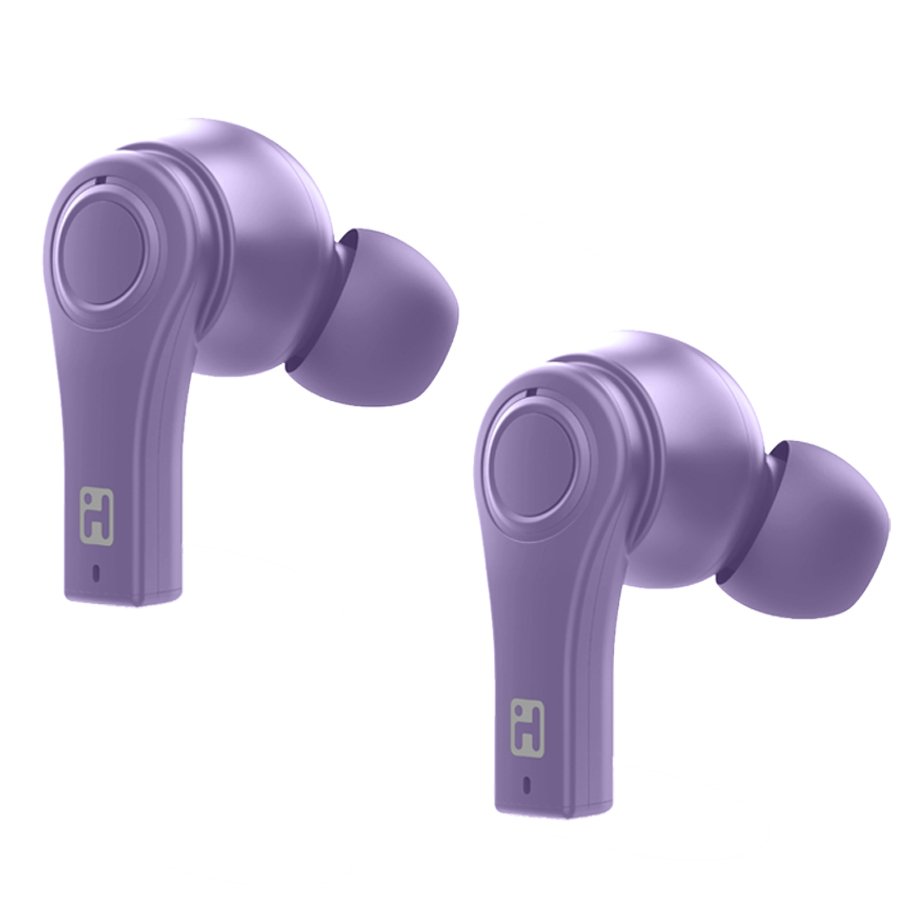 Bytech True Wireless Earbuds With Charging Case Purple Shop Headphones At H E B 4977